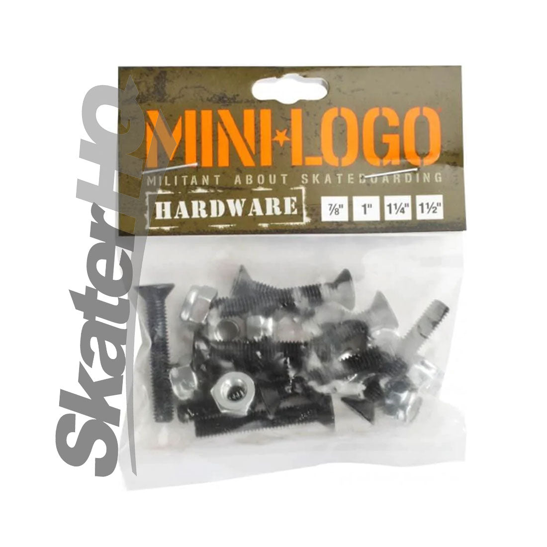 Mini Logo 1inch Phillips Bolts - 8pk Skateboard Hardware and Parts