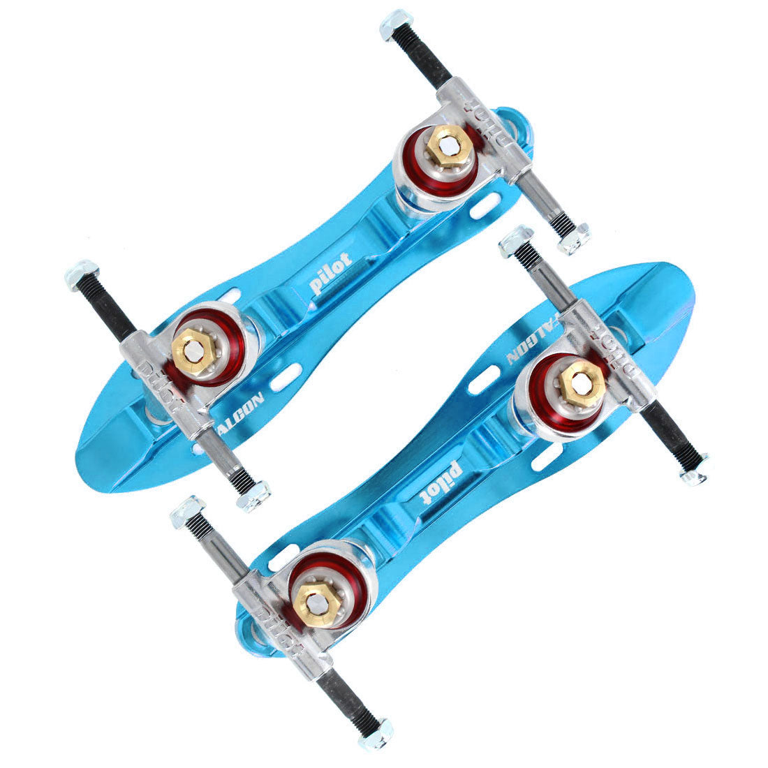Pilot NTS Falcon 7.25 Plates - Turquoise Roller Skate Plates
