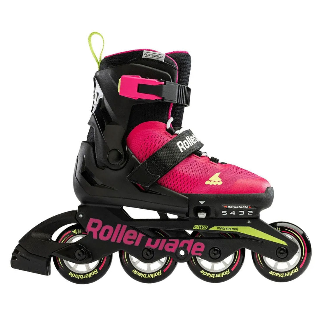 Rollerblade Microblade - Pink/Light Green Inline Kids