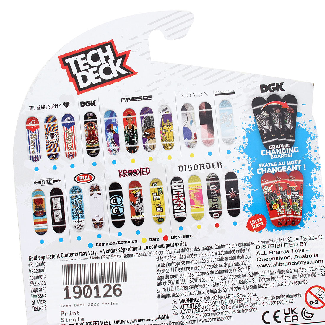 Tech Deck 2022 Series Disorder Slither Skater HQ