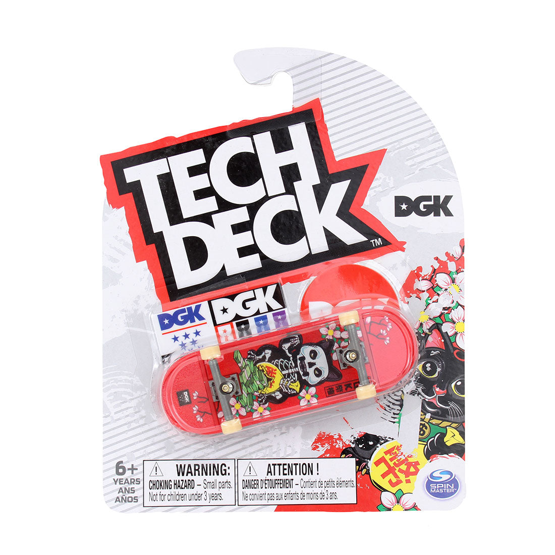 Tech Deck 2022 Series - DGK - Lucky Cat Skateboard Accessories