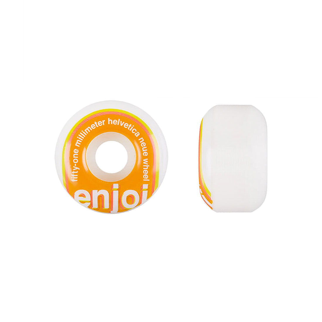 Enjoi Helvetica Neue 51mm 99a 4pk Skateboard Wheels