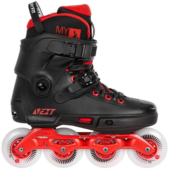 Powerslide Next 80 - Black/Red Inline Rec Skates