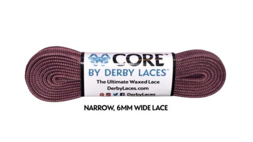 Derby Laces Core 84in Pair Pomegranate Laces