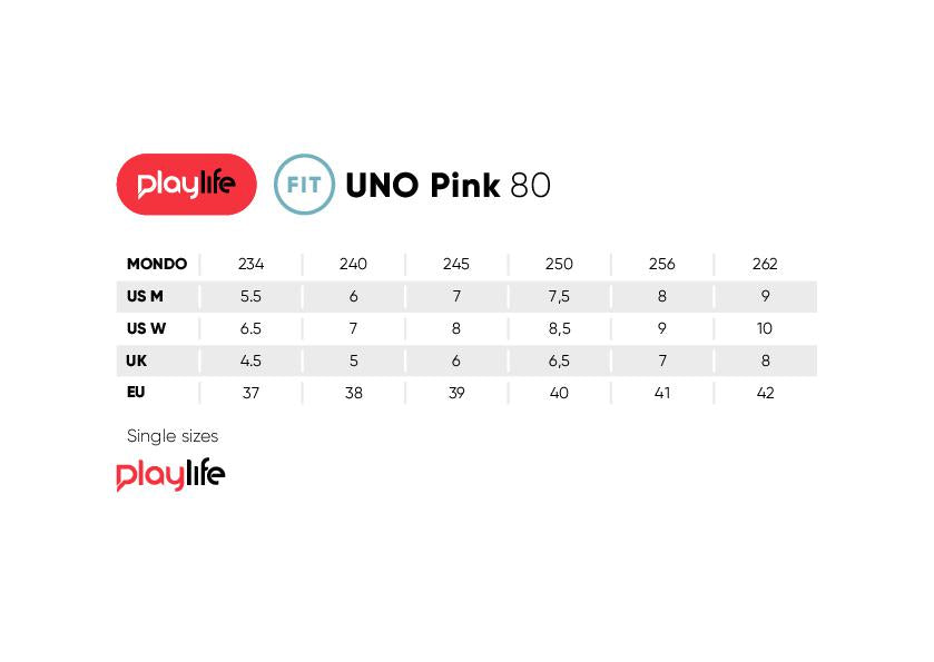 Playlife Uno 80 Skate - White/Pink - Skater HQ
