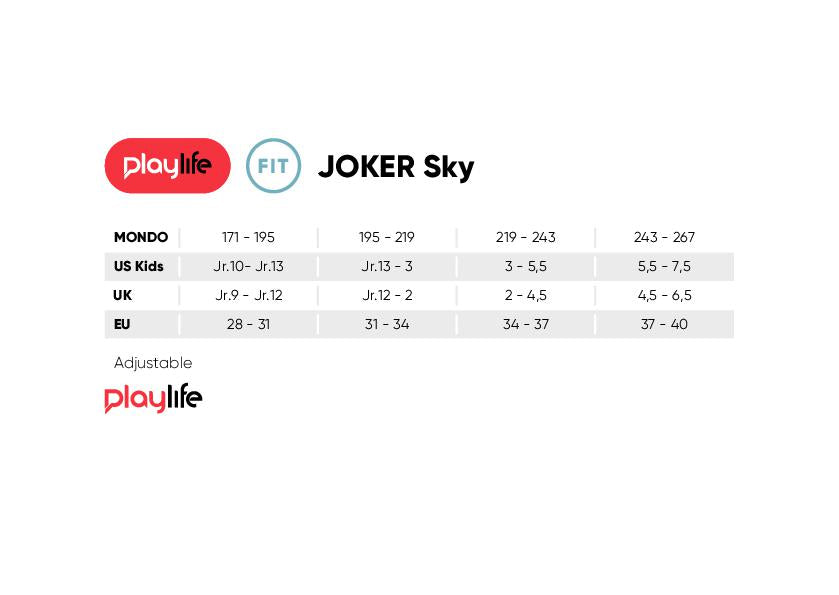 Playlife Joker Adjustable Skate - Blue Sky - Skater HQ