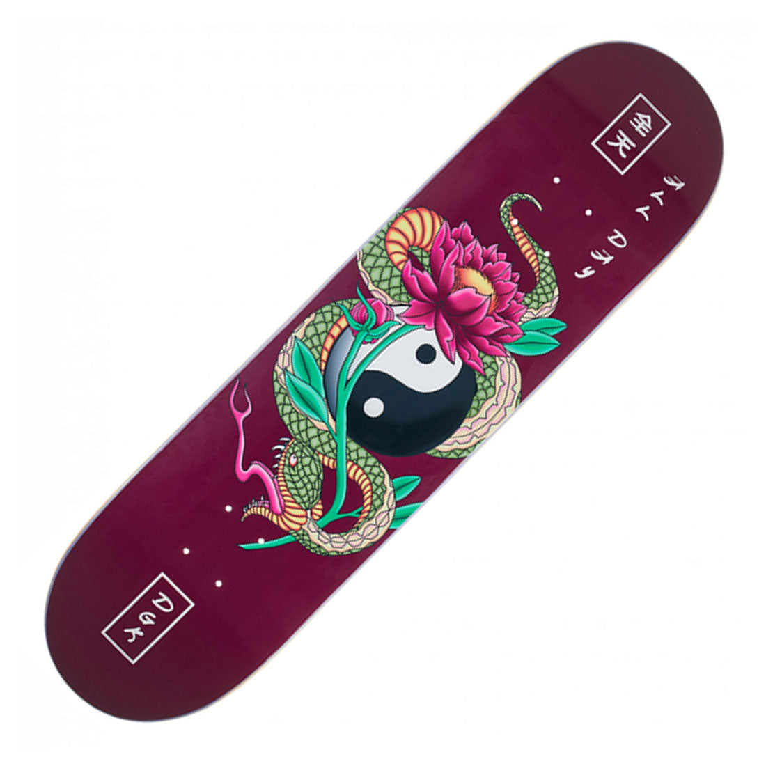 DGK Viper Burgundy 8.1 Deck Skateboard Decks Modern Street