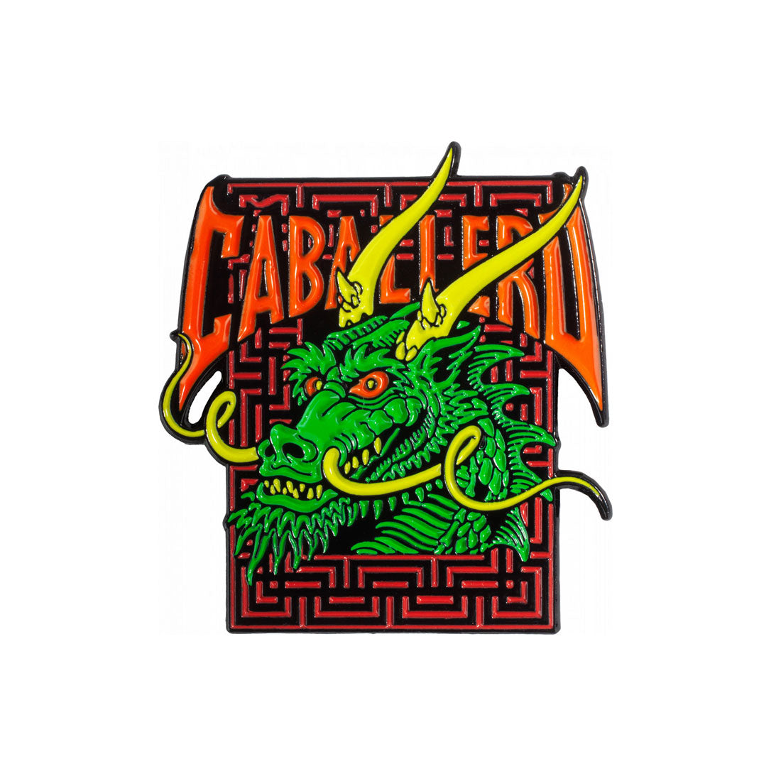 Powell Peralta Cab Street Dragon Lapel Pin - Green Skateboard Accessories
