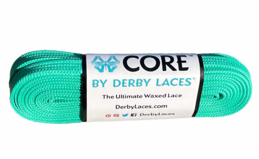Derby Laces Core 120in Pair Aquamarine Laces