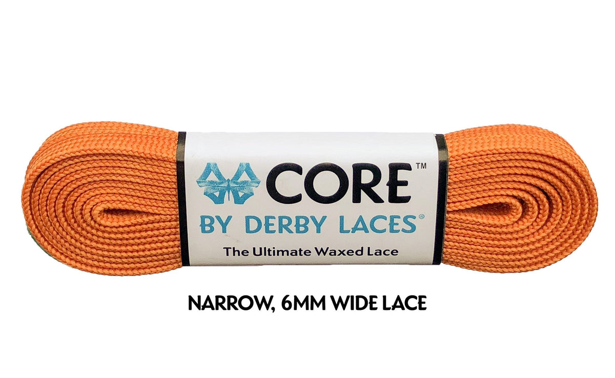 Derby Laces Core 108in Pair Carrot Orange Laces