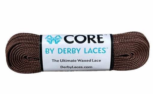 Derby Laces Core 108in Pair Chocolate Brown Laces