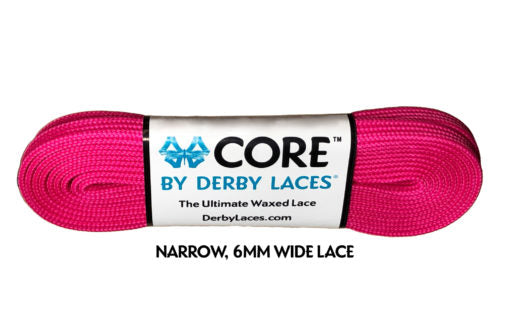 Derby Laces Core 120in Pair Hot Magenta Laces