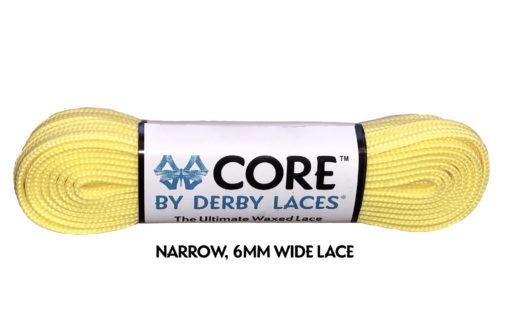 Derby Laces Core 72in Pair Lemon Yellow Laces