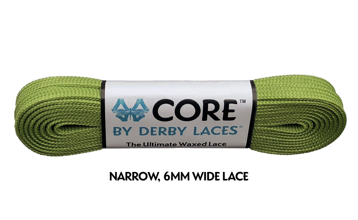 Derby Laces Core 96in Pair Olive Green Laces