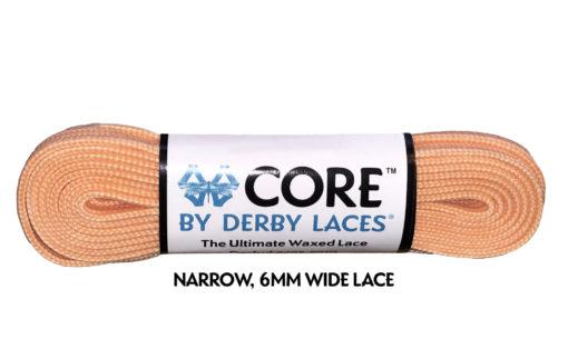 Derby Laces Core 84in Pair Peach Laces
