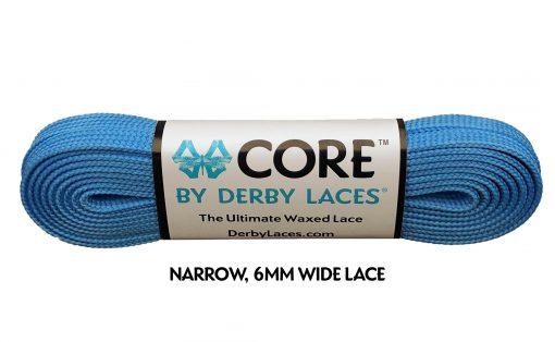 Derby Laces Core 84in Pair Pool Blue Laces
