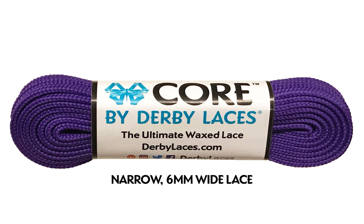 Derby Laces Core 84in Pair Purple Laces