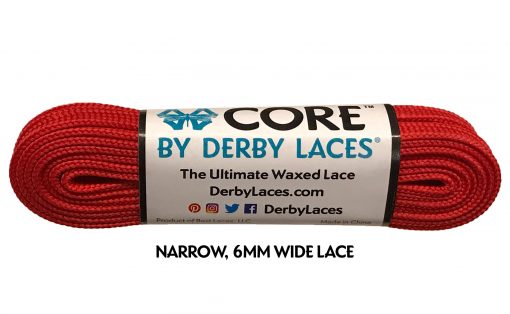 Derby Laces Core 120in Pair Red Laces