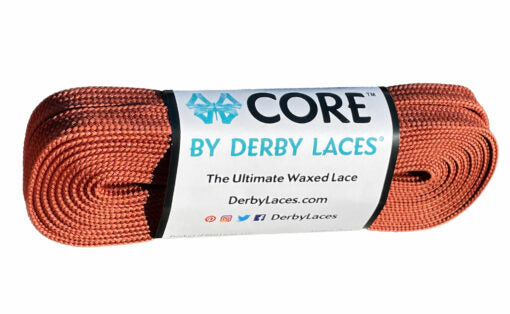 Derby Laces Core 108in Pair Rust Red Laces