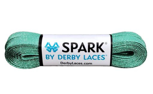 Derby Laces Spark 120in Pair Aquamarine Laces