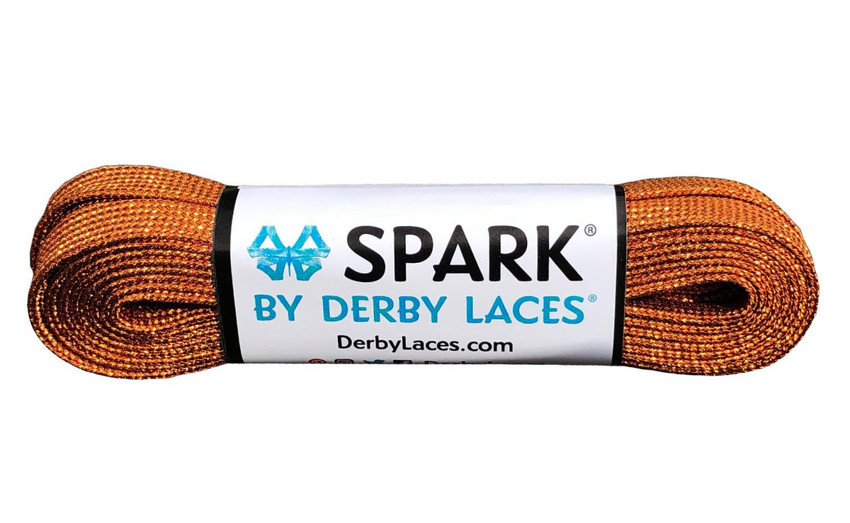 Derby Laces Spark 72in Pair Dark Copper Laces