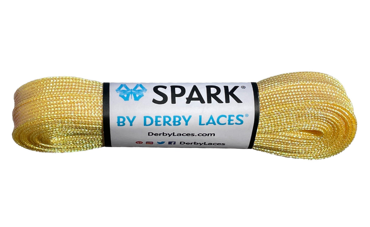 Derby Laces Spark 72in Pair Lemon Yellow Laces