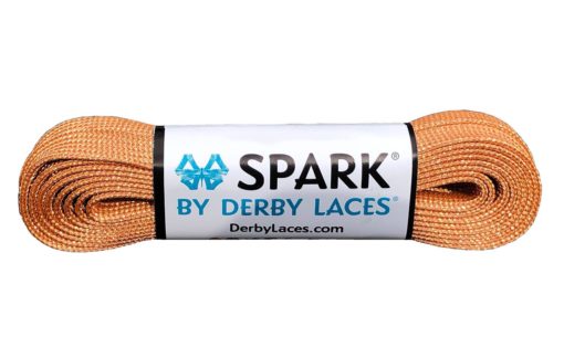 Derby Laces Spark 120in Pair Light Copper Laces