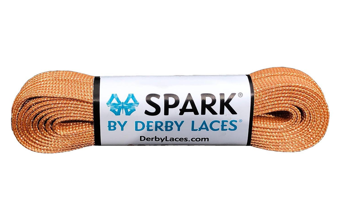 Derby Laces Spark 72in Pair Light Copper Laces