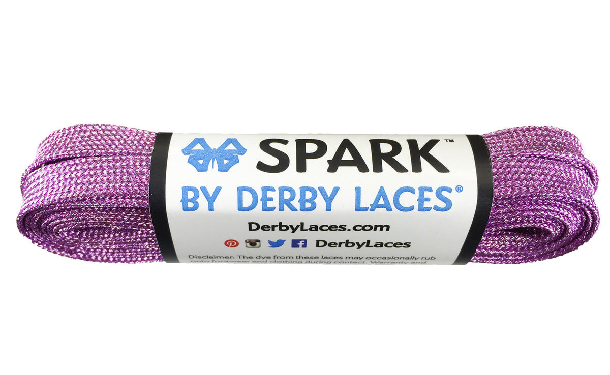 Derby Laces Spark 72in Pair Lilac Laces