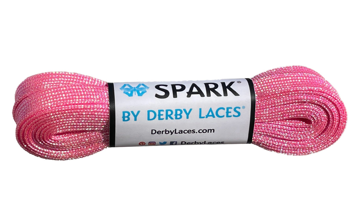 Derby Laces Spark 72in Pair Pink Cotton Candy Laces