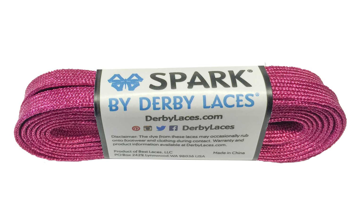 Derby Laces Spark 72in Pair Pink Laces