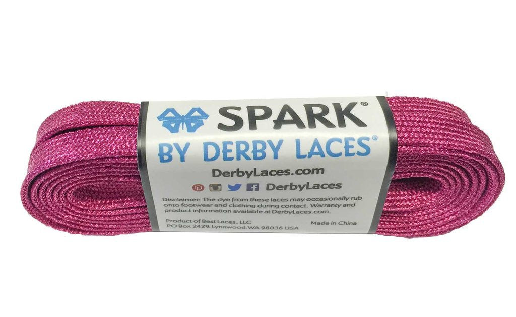 Derby Laces Spark 120in Pair Pink Laces