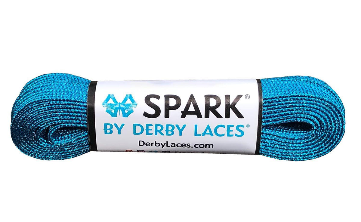 Derby Laces Spark 108in Pair Pool Blue Laces