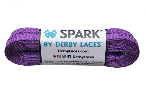 Derby Laces Spark 120in Pair Purple Laces