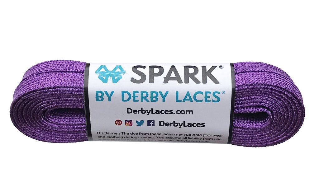 Derby Laces Spark 84in Pair Purple Laces