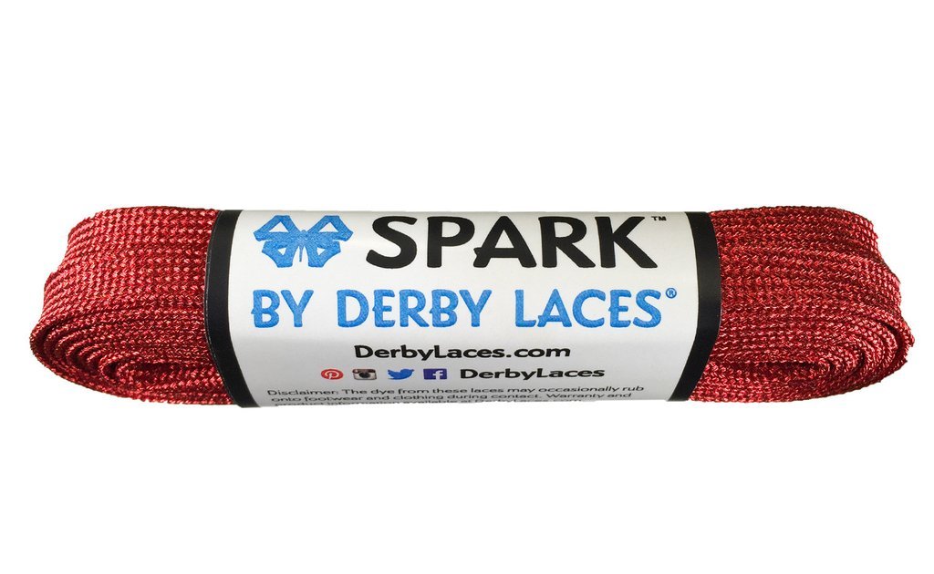 Derby Laces Spark 120in Pair Red Laces