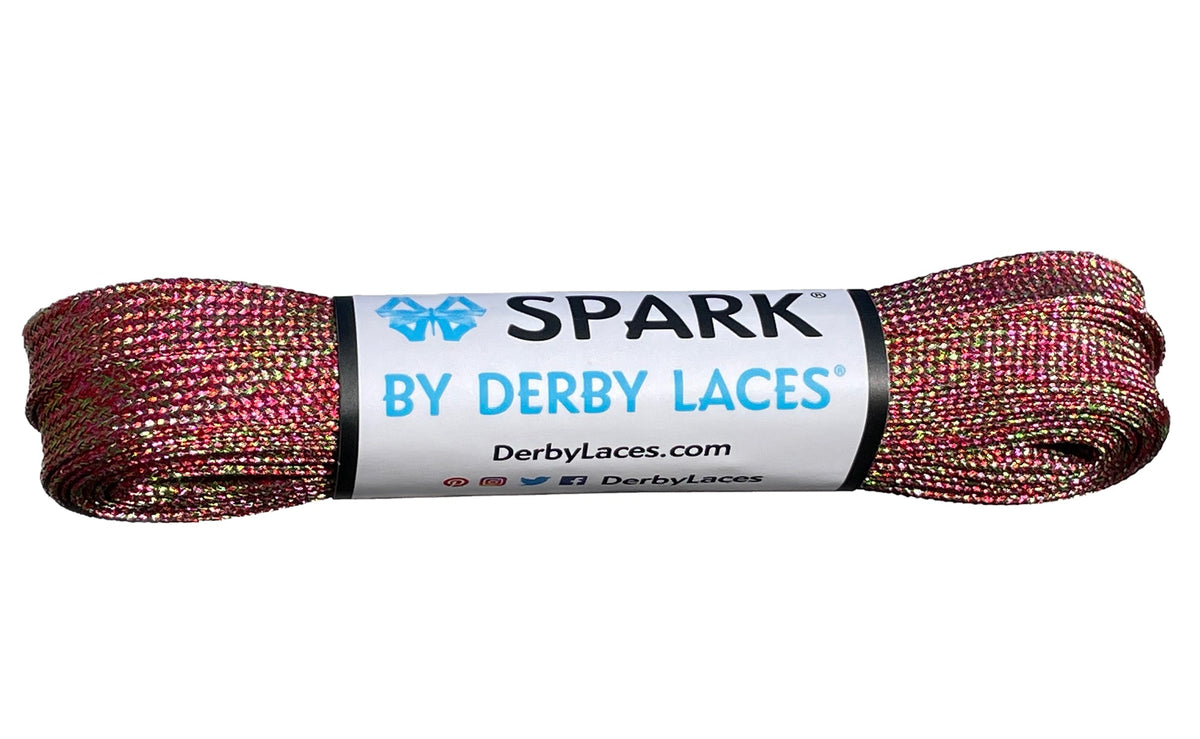 Derby Laces Spark 72in Pair Sour Cherry Laces