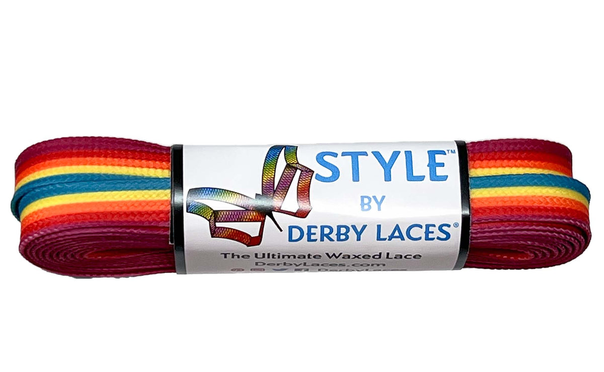 Derby Laces Style 108in Pair Rainforest Sunset Laces