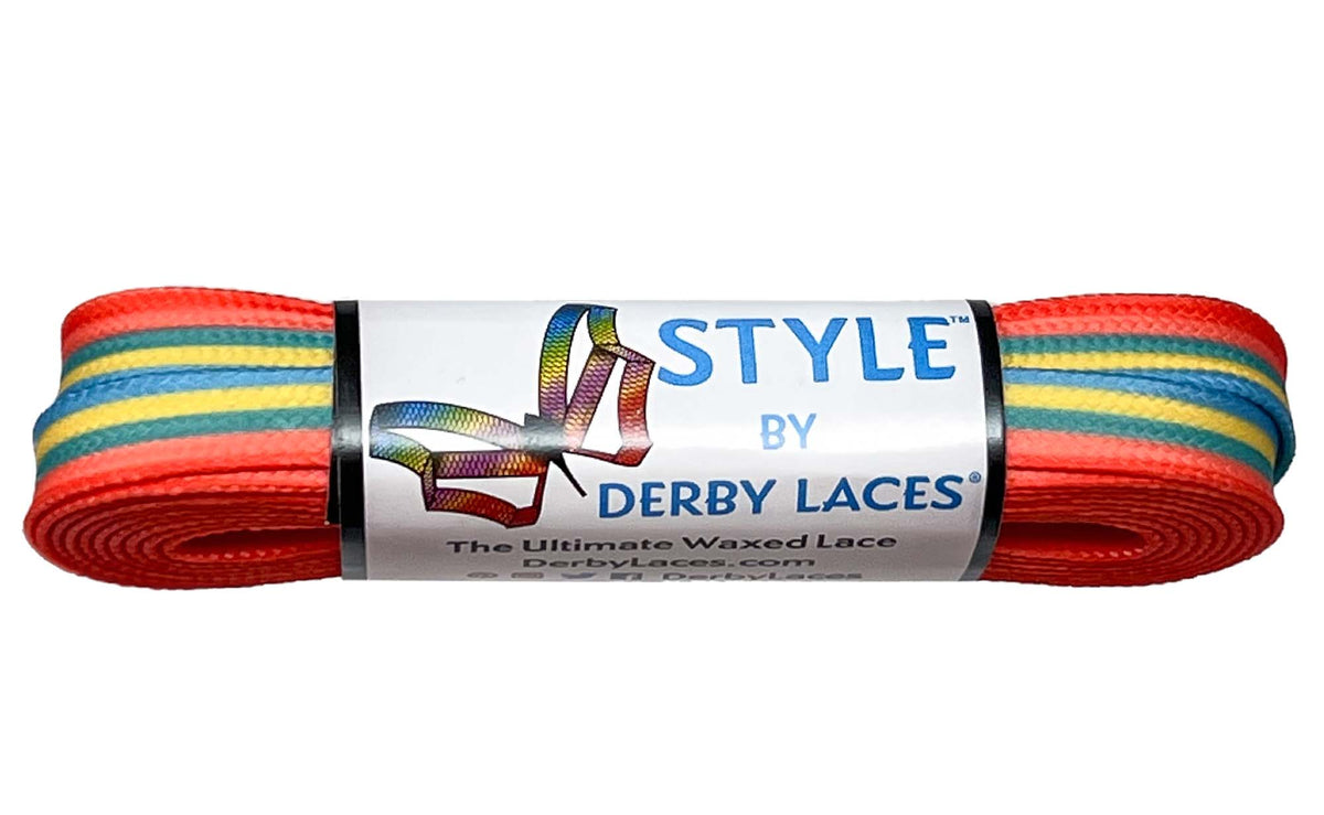 Derby Laces Style 96in Pair Tropical Sunset Laces