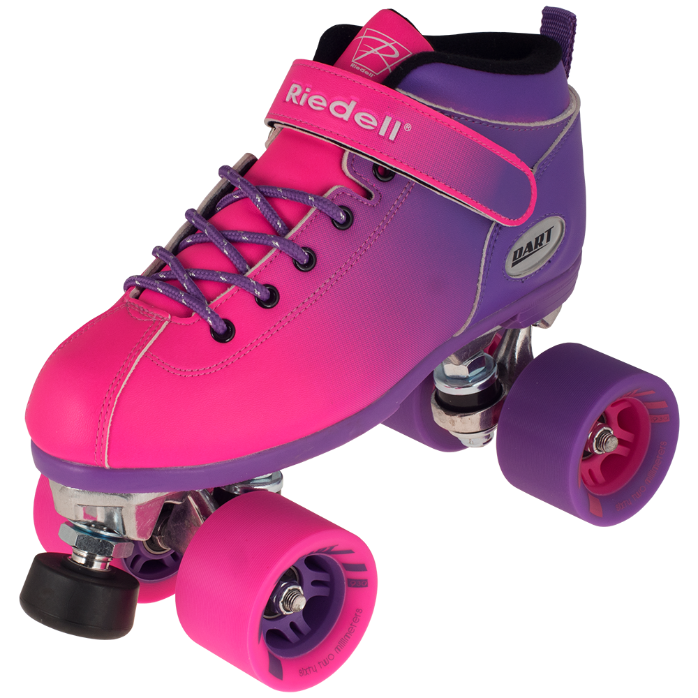 Riedell Dart Ombré - Purple/Pink Roller Skates