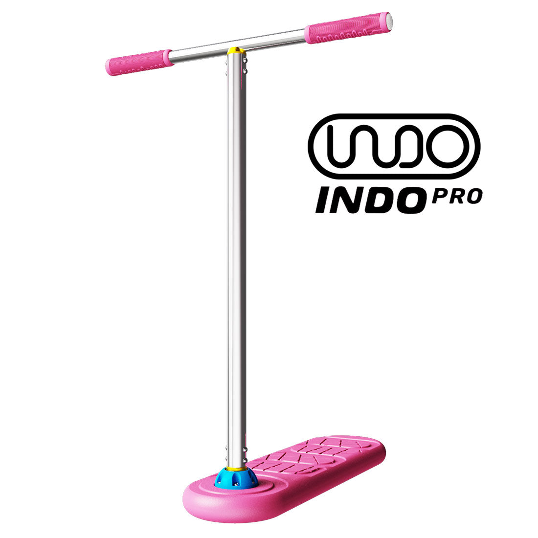 INDO PRO 740 Tramp Scooter - Pink Pop Scooter Completes Trick