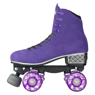 Crazy Evoke Roller - Suede Purple Roller Skates