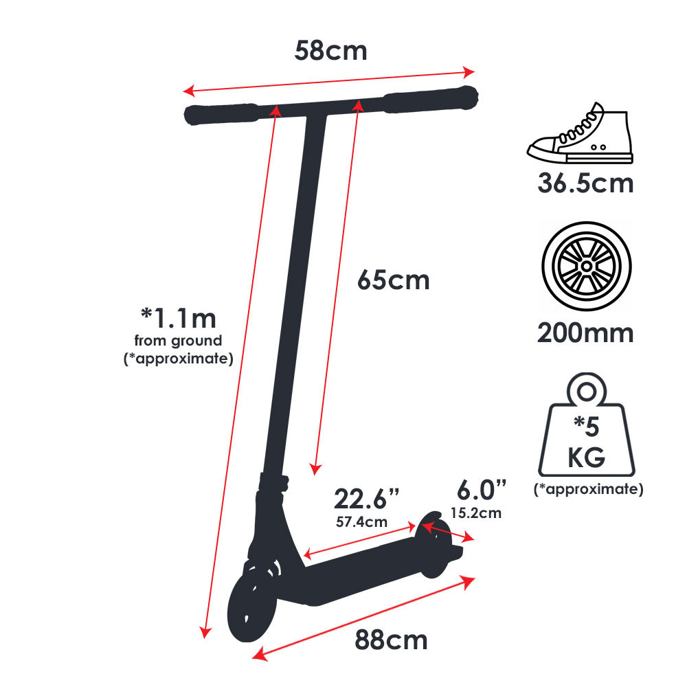 Envy ATS Pro S2 Complete - White Scooter Completes Dirt and Snow
