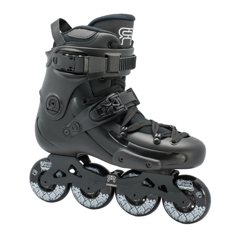 FR Skates FR1 80 - Black Inline Rec Skates