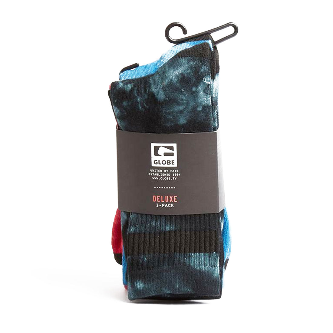 Globe Crew Sock Assorted 3pk - All Tied Up Apparel Socks