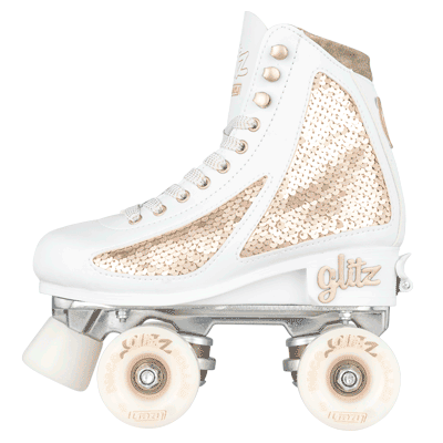 Crazy Disco Glitz Rose Gold - Kids Adjustable Roller Skates