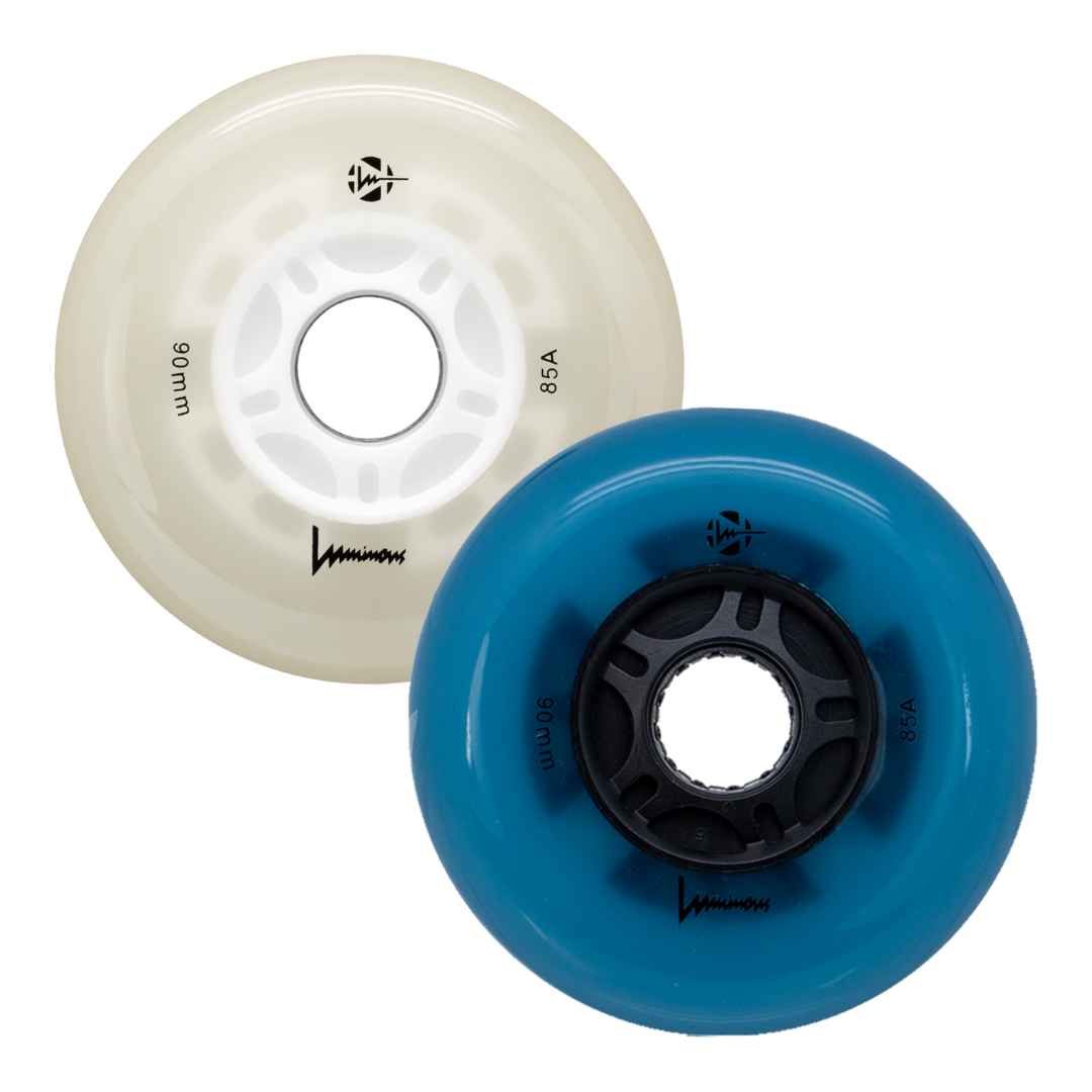 Luminous Glow LED Inline 90mm 85a - Single Inline Rec Wheels