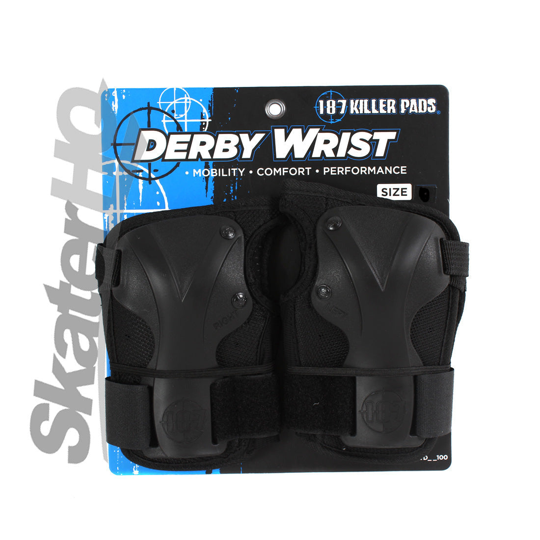 187 Derby Wrist Guard - Black Protective Gear