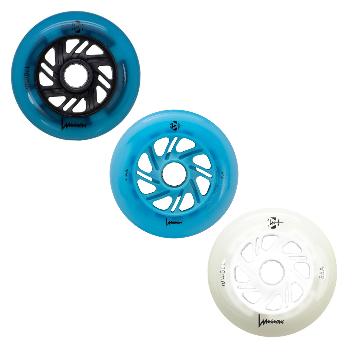 Luminous Glow LED Inline 110mm 85a - Single Inline Rec Wheels