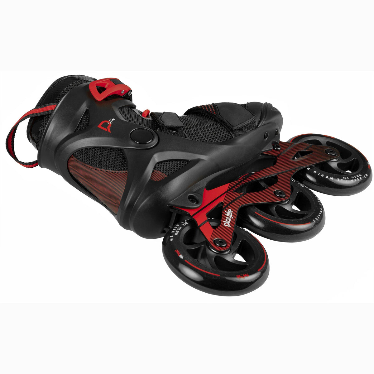 Playlife GT 110 Skate - Black/Red Inline Rec Skates